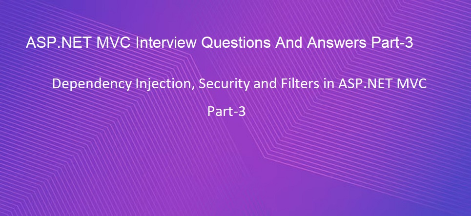 Dependency Injection, Security and Filters in ASP.NET MVC